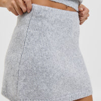 Haze Mini Skirt Stone