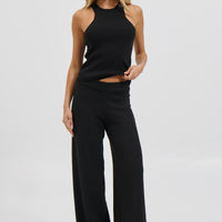 Jen Knit Pant Black