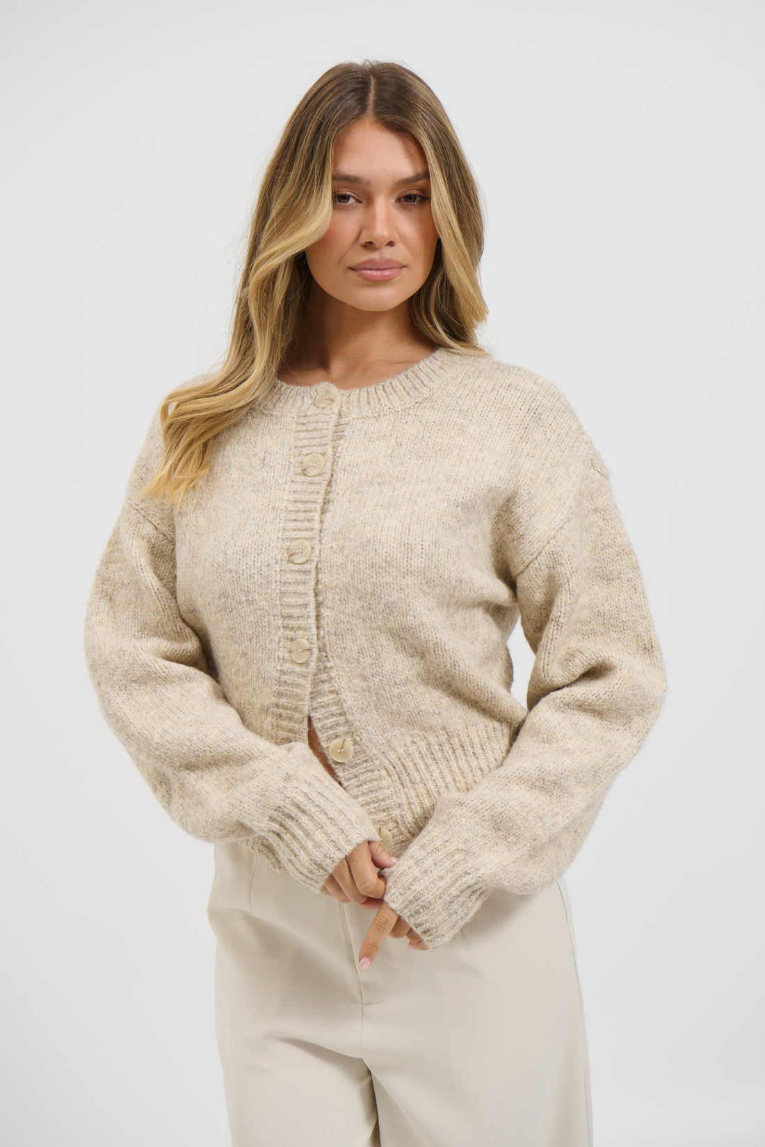 Sandra Cardigan Sand