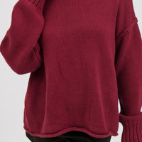 Nikova Knit Jumper Wine