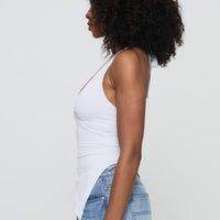 Chilli Halter Top White