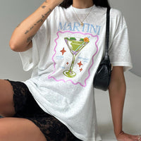 Martini Oversized Tee White
