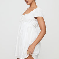 Monsterrat Mini Dress White