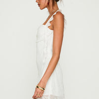 Lanai Mini Dress White Floral