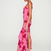 Fionna Floral Maxi Dress Pink