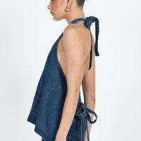 Hills Halter Denim