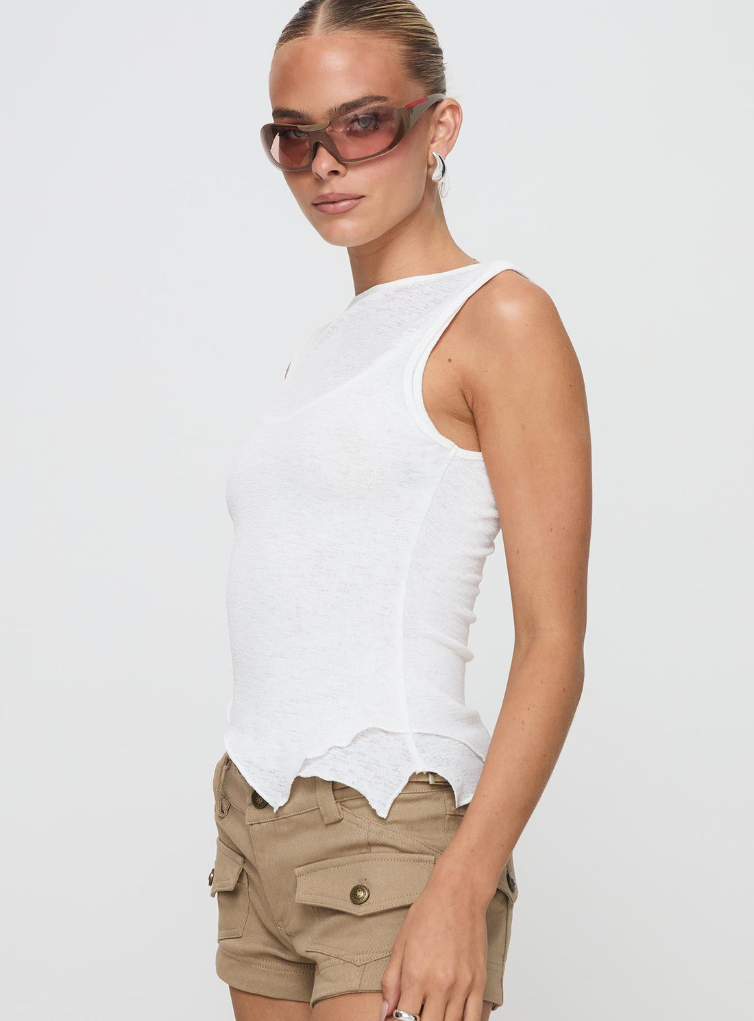 Lefort Tank Top White