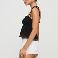 Rhubarb Lace Shorts White