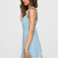 Landon Mini Dress Blue