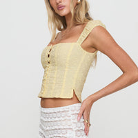 Jenalee Top Yellow