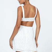 Khalia Mini Dress White