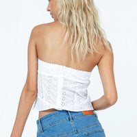 Parle Anglais Top Ivory Lower Impact