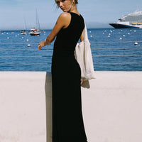 Dejonge Ring Sleeveless Maxi Dress Black