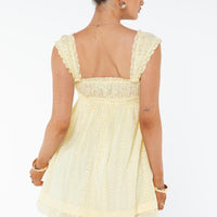 Carlita Mini Dress Yellow