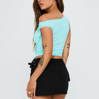 Paltrow Cargo Mini Skort Washed Black