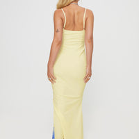 Katrine Flower Maxi Dress Cream