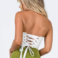 Endless Love Corset Top White