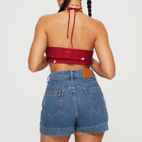 Gazelle Denim Skort Mid Wash