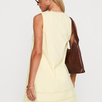 Alanah Mini Dress Lemon
