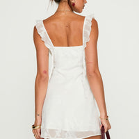 Lanai Mini Dress White Floral