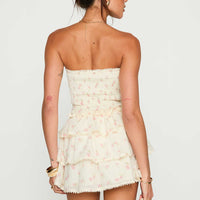 Sunkiss Frill Mini Dress Floral