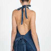 Hills Halter Denim