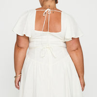 Forever More Mini Dress White Curve