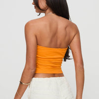 Pacific Issue Top Orange