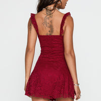 Beacall Mini Dress Red