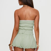 Short And Sweet Shorts Green Check