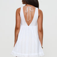 Nelty Mini Dress White
