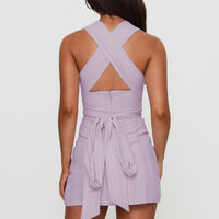 Alsace Mini Dress Lilac