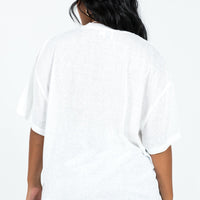 Martini Oversized Tee White
