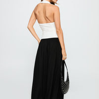 Human Nurture Maxi Skirt Black