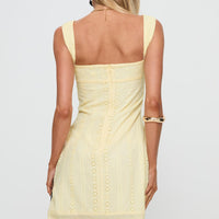 Allegro Mini Dress Lemon