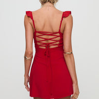 Landon Mini Dress Red