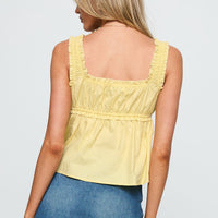 Thalira Top Yellow