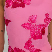 Fionna Floral Maxi Dress Pink