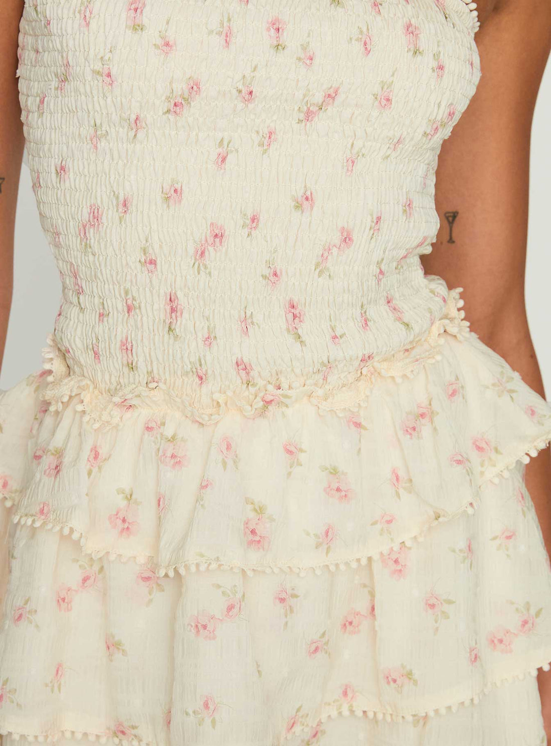 Sunkiss Frill Mini Dress Floral