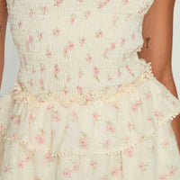 Sunkiss Frill Mini Dress Floral