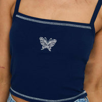 Posie Posse Graphic Tank Navy