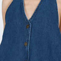 Hills Halter Denim