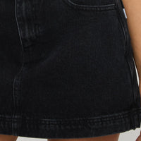 Gazelle Denim Skort Washed Black