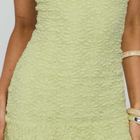 Vancesca Strapless Mini Dress Lime