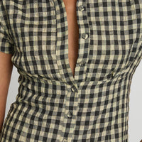 Motley Mini Dress Brown Check