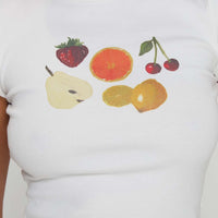 Fruit Salad Tee White Multi