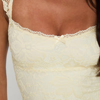 Beacall Mini Dress Lemon