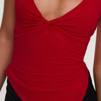 Chilli Halter Top Red