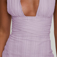 Alsace Mini Dress Lilac