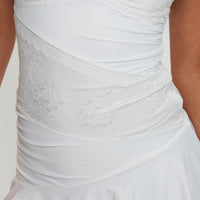 Love Is Alive Lace Mini Dress White